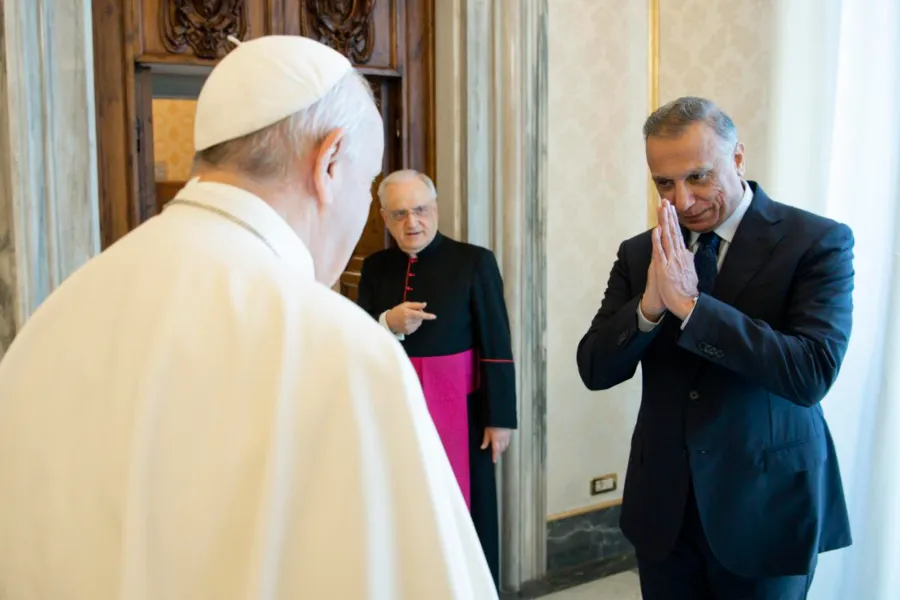 Pope Francis meets with Iraqi Prime Minister Mustafa Al-Kadhimi?w=200&h=150